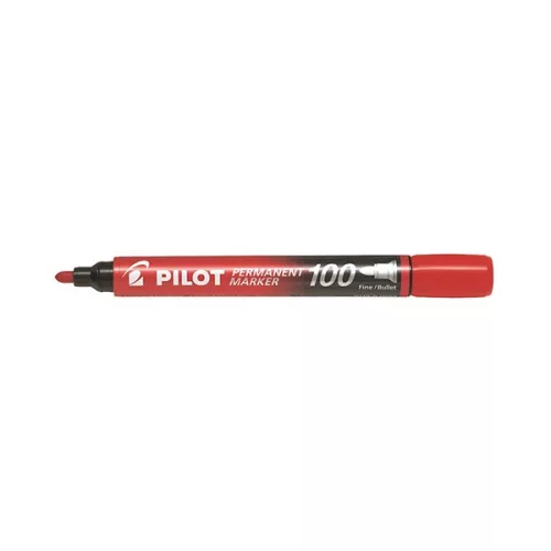 Alkoholos marker PILOT 100 kerek piros