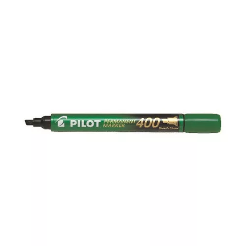 Alkoholos marker PILOT 400 vágott zöld