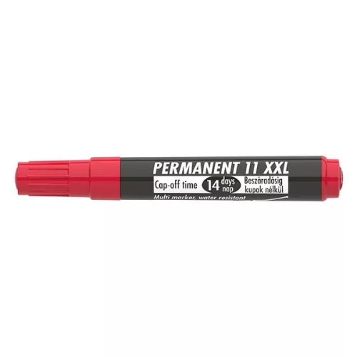 Alkoholos marker ICO Permanent 11 XXL piros