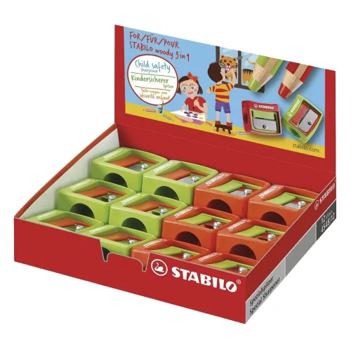 Hegyező STABILO Woody 3in1 krétaceruzához