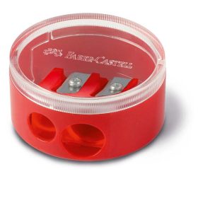   Hegyező FABER-CASTELL műanyag dupla tartályos vegyes színekben