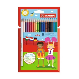 Színes ceruza STABILO Color Swano hatszögletű 18 darabos