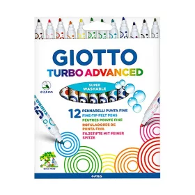   Filctoll GIOTTO Turbo Color szuper könnyen kimosható 2,8mm 12 darabos készlet