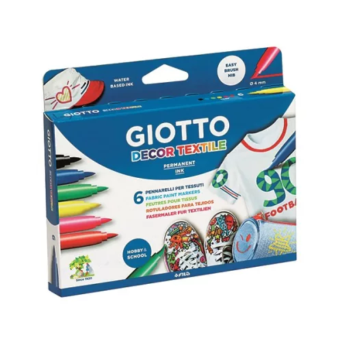Textilmarker GIOTTO 6 darabos