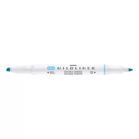   Szövegkiemelő kétvégű ZEBRA Mildliner fluorescent 1,4-4,0 mm kék