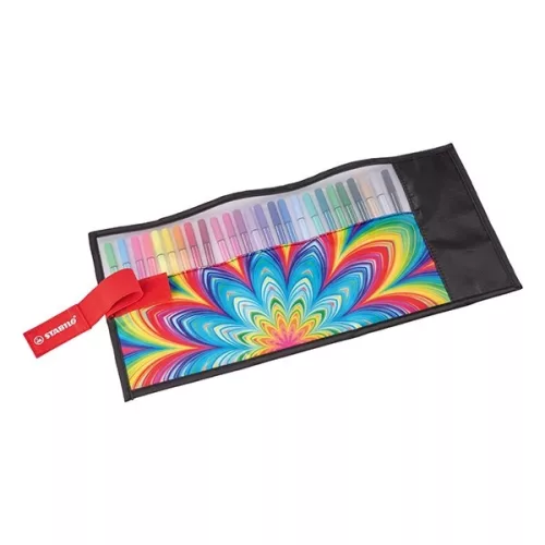 Filctoll STABILO Pen 68 Arty feltekerhető 25 darabos készlet