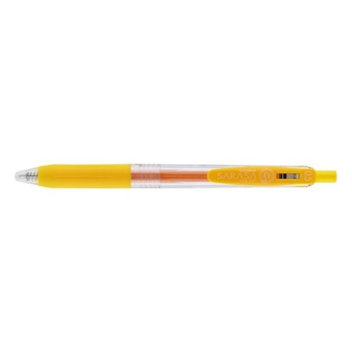 Zseléstoll ZEBRA Sarasa nyomógombos 0,5 mm sárga