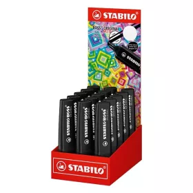  Szövegkiemelő készlet STABILO Boss Nature colors marker fekete 15 darabos