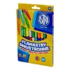 Filctoll ASTRA kétvégű 12 darabos készlet 24 színű