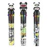 Golyóstoll NEBULO 0,7 mm 10 színű Panda
