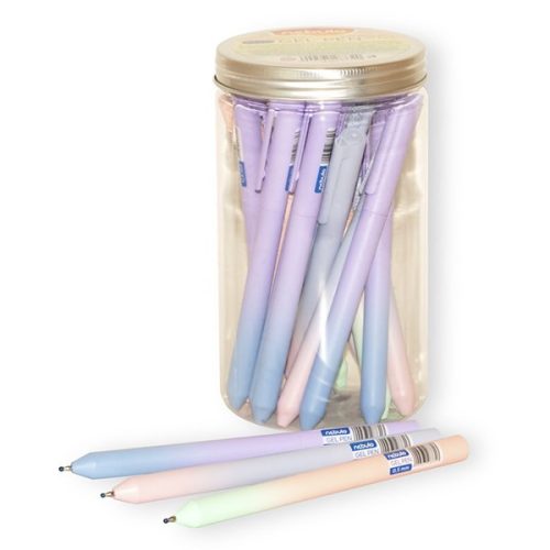 Zseléstoll NEBULO 0,5 mm Gradiens vegyes minták kék írásszín