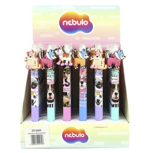 Zseléstoll NEBULO nyomógombos radírozható 0,7 mm Arisztocica