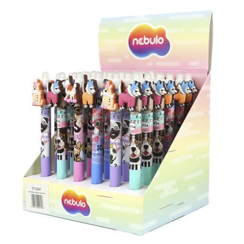 Zseléstoll NEBULO nyomógombos radírozható 0,7 mm Arisztocica