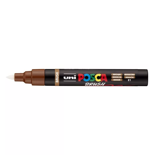 Filctoll UNI Posca PC-5BR ecsethegyű barna