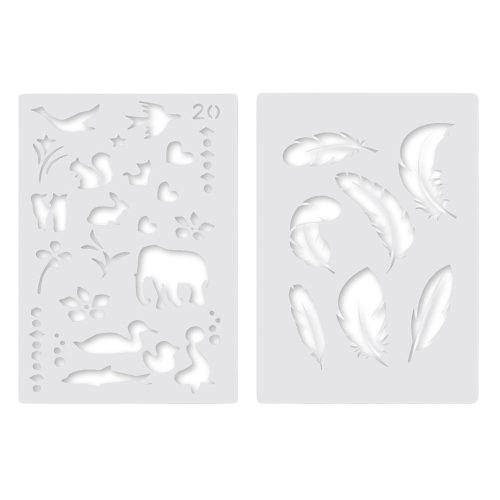 Filctoll készlet FIORELLO festékszóró, sablon, filctoll