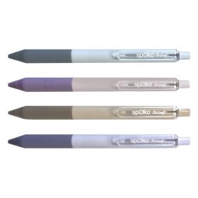  Zseléstoll SPOKO ReLeaf Elements nyomógombos 0,5 mm kék írásszín vegyes színben