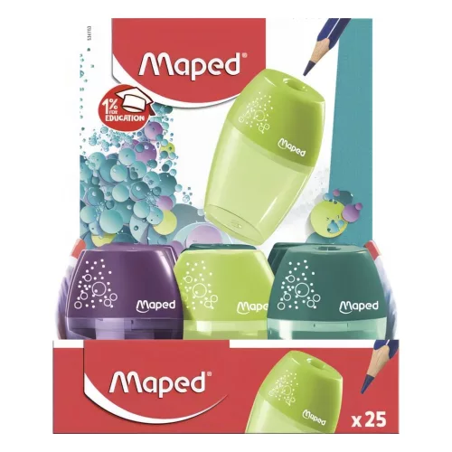 Hegyező MAPED Shaker 1 lyukú tartályos vegyes színek
