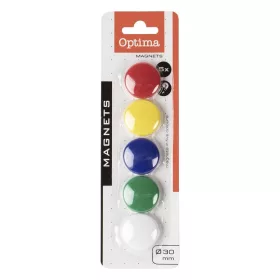 Táblamágnes OPTIMA 25mm 5 darabos vegyes színű