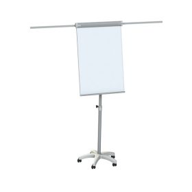   Flipchart tábla MEMOBE mágneses felület 68x105 cm 2 db segédkarral mobil állítható magasság