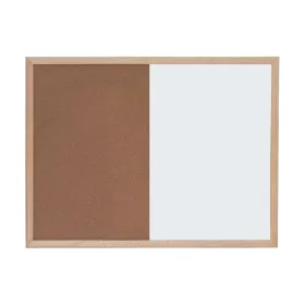 Kombitábla OPTIMA parafa mágneses fakeret 30x40 cm