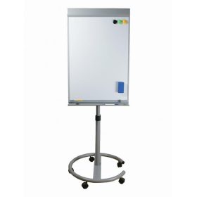   Flipchart tábla OPTIMA mágneses felület gurulós 70x100cm mobil állítható magasság