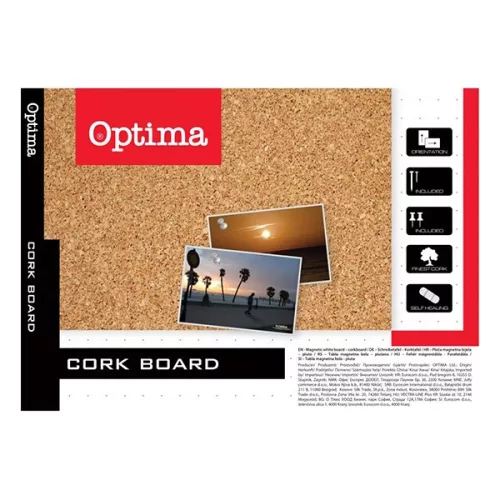 Parafatábla OPTIMA aluminium keret 60x90 cm