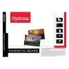 Fehértábla mágneses OPTIMA aluminium kerettel 120x180 cm
