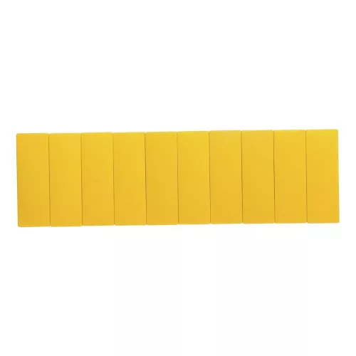 Táblamágnes MAUL 54x19mm sárga 10 darabos