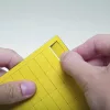 Táblamágnes MAUL téglalap sárga 56 darabos