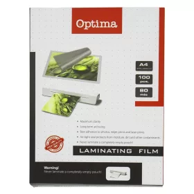 Lamináló fólia OPTIMA A/4 80 mikron fényes 100/csom