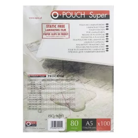   Lamináló fólia OPUS A/5 154x216mm 80 mikron fényes 100/dob