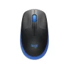 Egér vezeték nélküli LOGITECH M190 2,4 Ghz 1000 DPI kék