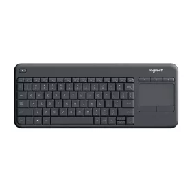   Billentyűzet vezeték nélküli LOGITECH K400 Plus Touchpad fekete