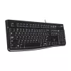 Billentyűzet vezetékes LOGITECH K120 USB fekete