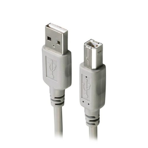 Kábel HAMA Eco USB-A/USB-B 1,5m szürke
