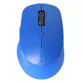   Egér vezeték nélküli RAPOO M300 Bluetooth 2,4 GHz 6 gombos kék