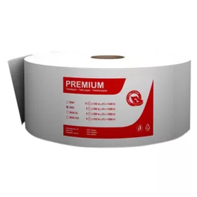   Toalettpapír FORTUNA Premium Jumbo midi 23 cm 244 m 2 rétegű hófehér 6 tekercs/csomag