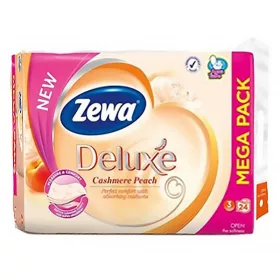   Toalettpapír ZEWA Deluxe 3 rétegű 24 tekercses Cashmere Peach