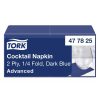 Szalvéta TORK Advanced 477825  2 rétegű 24x24 cm 1/4 hajtogatott kék
