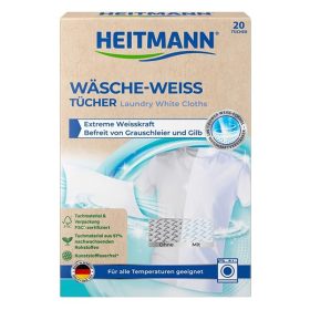 Fehérítő kendő HEITMANN 20 darabos