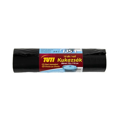 Szemeteszsák TUTI Extra 135L 10 darabos
