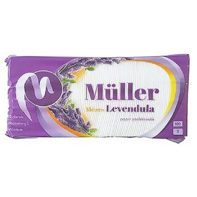   Papírzsebkendő MÜLLER 100 darabos 3 rétegű Mézes, levandulás
