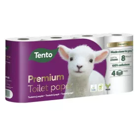 Toalettpapír TENTO Gold fehér 4 rétegű 8 tekercses