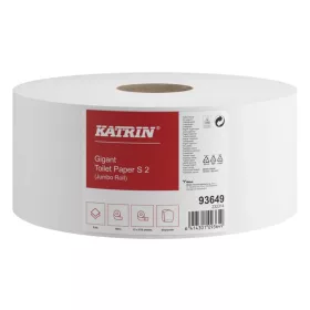   Toalettpapír KATRIN 2 rétegű 870 lap Jumbo S 16 cm 100 m fehér 12 tekercses