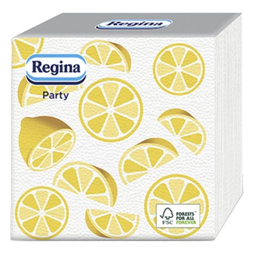 Szalvéta REGINA Party 1 rétegű 30x30 cm 1/4 hajtogatott 45 lapos vegyes mintás