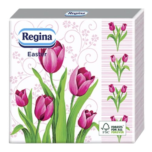 Szalvéta REGINA Húsvéti 1 rétegű 33x33 cm 20 lapos vegyes mintás