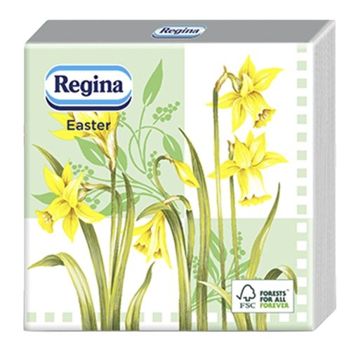 Szalvéta REGINA Húsvéti 1 rétegű 33x33 cm 20 lapos vegyes mintás