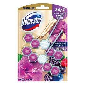   Toalett öblítő DOMESTOS Aroma Lux Hibiscus Oil & Wild Berries 2x50 g