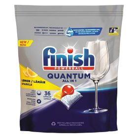   Mosogatógép tabletta FINISH Quantum Allin1 Lemon 36 darab/doboz