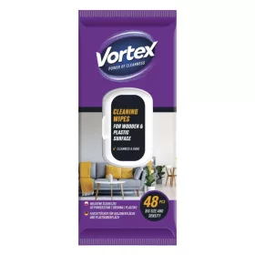 Bútorápoló törlőkendő VORTEX nedves 48 darabos